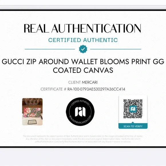 Gucci GG Supreme Floral Bloom Zip-Around Wallet EUC - Picture 17 of 17